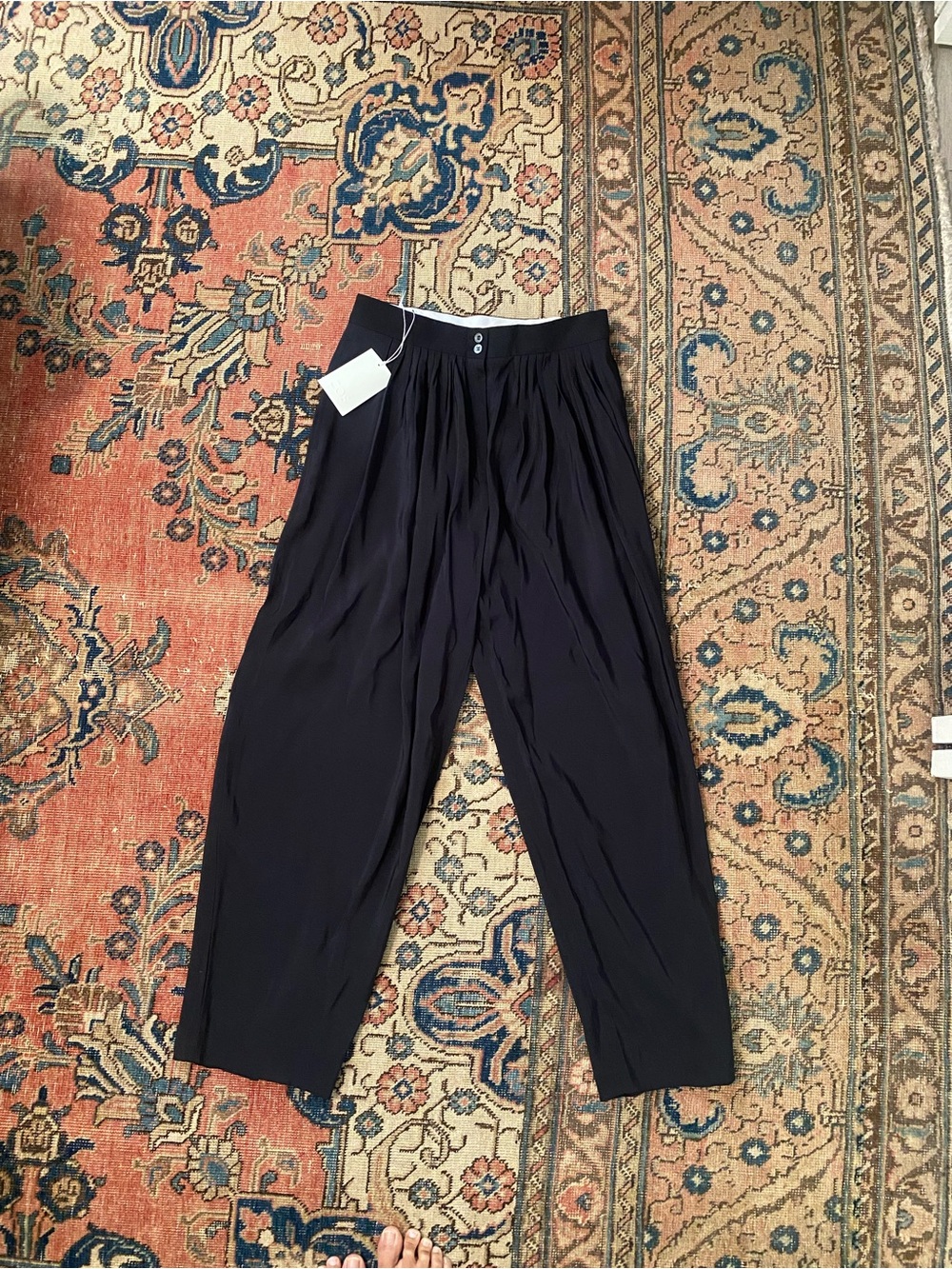 COS draped pleated straight leg pants NWT - Picture 4 of 8